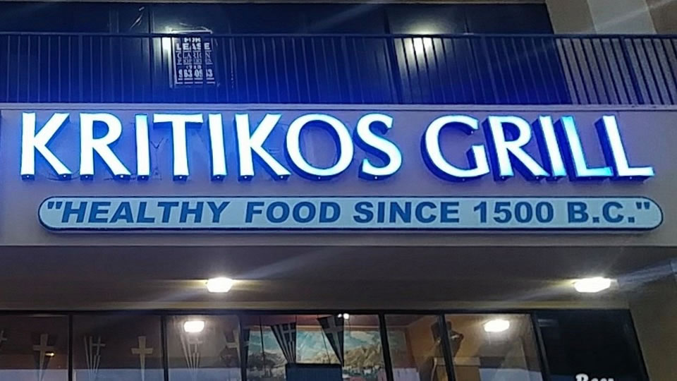 Kritikos Outdoor Sign